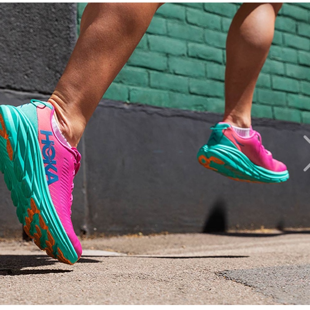 Hoka Women Ricon 3 Fuchsia Pink / Aqua Sneakers sz 8.5 price firm!